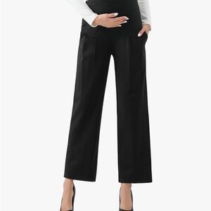 Elegant Black Women's Wide-Leg Pants
